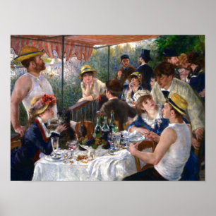 Mittagessen im Party von Renoir Poster