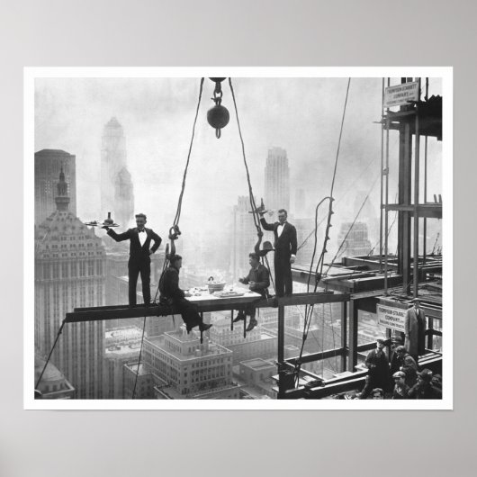 Mittagessen im Waldorf Poster (Vorne)