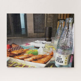 Mittagessen in Barcelona Spanien Puzzle