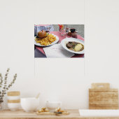 Mittagessen in Paris-Frankreich-Poster Poster (Küche)