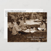 Mittagessen in Sierra Nevada Mts Postkarte (Vorne/Hinten)