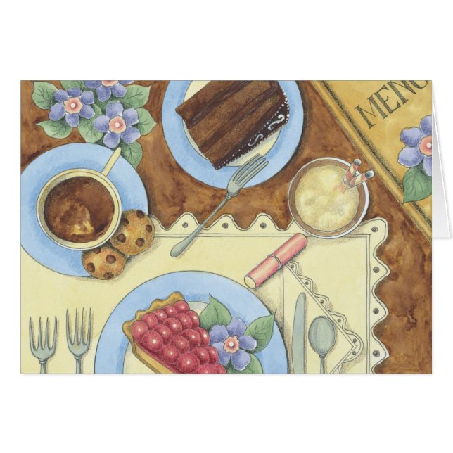 Mittagessen - Karte (Vorderseite (Horizontal))