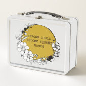 Mittagessen-Kasten-starke Mädchen Metall Brotdose (Vorderseite)