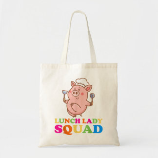 Mittagessen Lady Cafeteria Crew Squad Schule Mitta Tragetasche