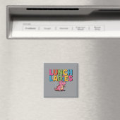 Mittagessen Lady Rawsome Magnet (In Situ (Geschirrspüler))