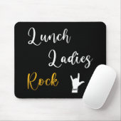 Mittagessen Ladys Rock Mousepad (Mit Mouse)