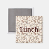 Mittagessen Magnet (Vorderseite/Rückseite)