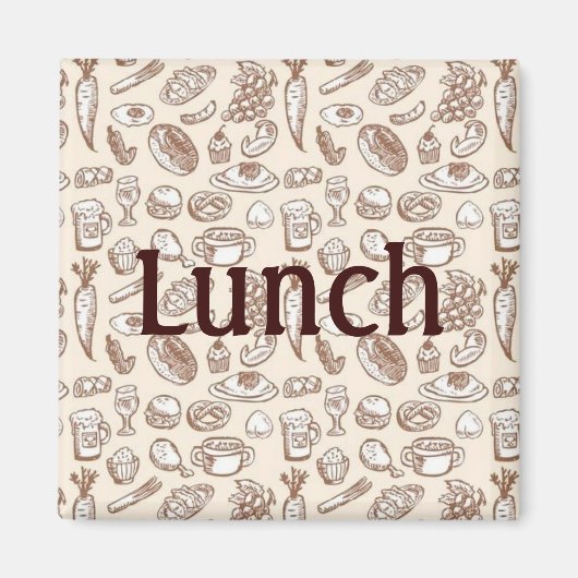 Mittagessen Magnet (Vorne)