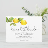 Mittagessen mit Brautdusche Einladung (Stehend Vorderseite)