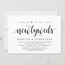 Mittagessen mit den Neugeborenen, Hochzeitsfeier