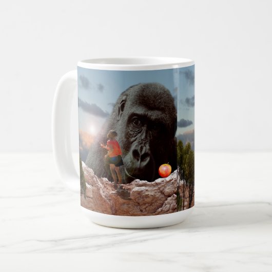 Mittagessen mit einem Ape, Kaffeetasse (Vorderseite Links)