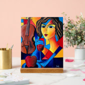 Mittagessen mit Farben Acrylschild (Hochzeit)