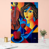 Mittagessen mit Farben Acrylschild (Hochzeit)