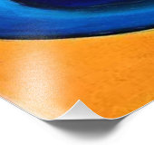 Mittagessen mit Farben Fotodruck (Ecke)