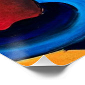 Mittagessen mit Farben Poster (Ecke)