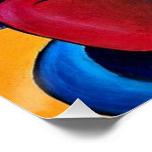 Mittagessen mit Farben Poster (Ecke)