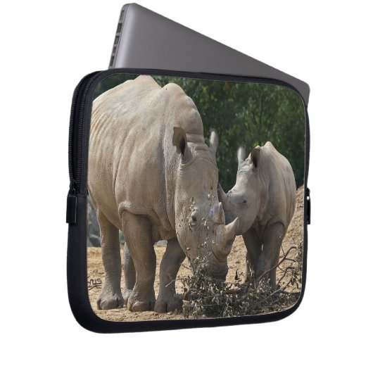 Mittagessen mit Mama-Laptop-Hülse Laptopschutzhülle (Vorne Rechts)