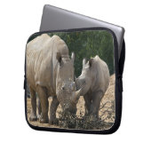 Mittagessen mit Mama-Laptop-Hülse Laptopschutzhülle (Vorderseite Links)