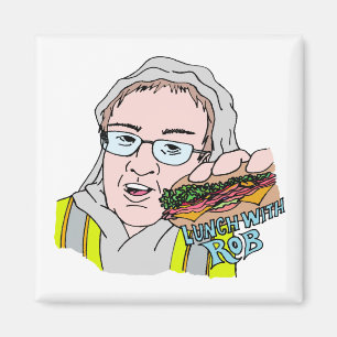 Mittagessen mit Rob! Magnet