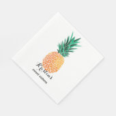 Mittagessen Napkins für Luau Party Personalisiert Serviette (Ecke)