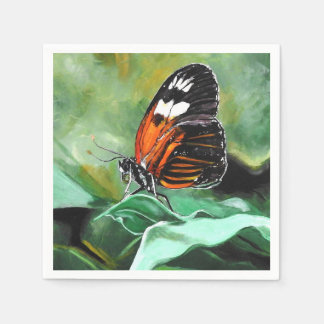 Mittagessen Napkins - Schmetterlingsdesign Serviette
