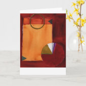 Mittagessen, Notecard Karte (Gelbe Blume)