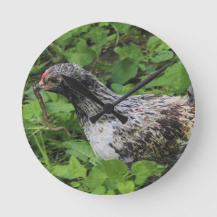 Mittagessen Runde Wanduhr