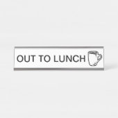 Mittagessen Schreibtischnamensplakette (Vorderseite )