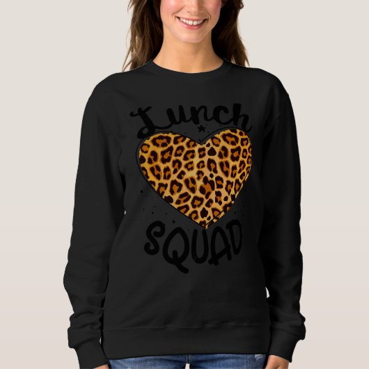 Mittagessen Squad Group Matching School Cafeteria Sweatshirt (Vorderseite)