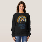 Mittagessen Squad Group Matching School Cafeteria Sweatshirt (Vorne ganz)