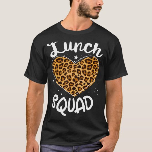 Mittagessen Squad Group Matching School Cafeteria T-Shirt (Vorderseite)
