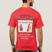 Mittagessen-T - Shirt x (Rückseite)