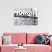 Mittagessen über einem Wolkenkratzer Leinwanddruck (Insitu (Wohnzimmer))