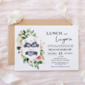 Mittagessen und Lingerie Bridal Brunch Einladung