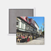 Mittagessen Vieux Quebec City Street Canada Magnet (Vorderseite/Rückseite)