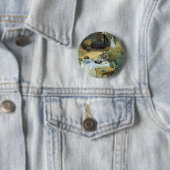 Mittagessen von Claude Monet, Vintage Impressionis Button (Beispiel)