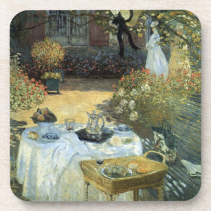 Mittagessen von Claude Monet, Vintage Impressionis Getränkeuntersetzer