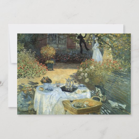 Mittagessen von Claude Monet, Vintager Impressioni (Vorderseite)