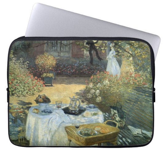 Mittagessen von Claude Monet, Vintager Impressioni Laptopschutzhülle (Vorderseite)
