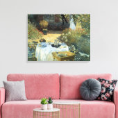 Mittagessen von Claude Monet, Vintager Impressioni Leinwanddruck (Insitu (Wohnzimmer))