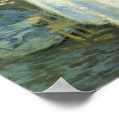 Mittagessen von Claude Monet, Vintager Impressioni Poster (Ecke)