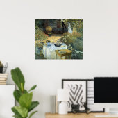 Mittagessen von Claude Monet, Vintager Impressioni Poster (Heimbüro)