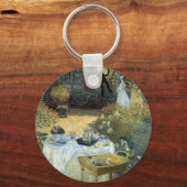 Mittagessen von Claude Monet, Vintager Impressioni Schlüsselanhänger (Vorderseite)