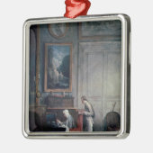 Mittagessen von Madame Geoffrin Ornament Aus Metall (Links)