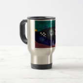 Mittagessen-Zeit-Tasse Reisebecher (Vorderseite Links)