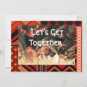 Mittagessen zusammen Einladung (Vorderseite)