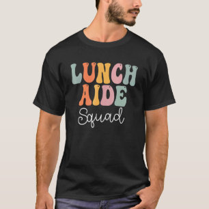Mittags Aide Squad Retro Groovy Vintag erster Tag T-Shirt