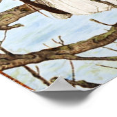 Mittags gewartet poster (Ecke)