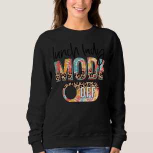 Mittags Ladenmodus von Leopard & Gefärbte Krawatte Sweatshirt