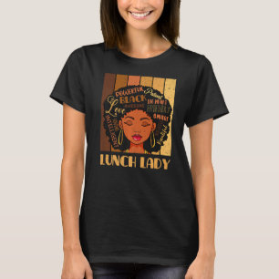 Mittags Lady Afro American Black Woman Retro T-Shirt